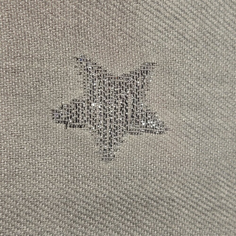 NWOT Talbots Metallic Star Sparkle Scarf - Picture 10 of 11